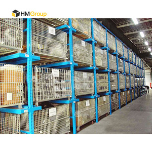 HM cesta de alambre de kim loại thép lưu trữ lưới ráp lồng container - Product Image 3