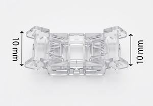 COB SMD LED Strip Solderless Connector 2-Pin 8mm Front-Wire Middle Corner Accessories Set for 2835 Single Color Wholesale Clip - Product Image 5