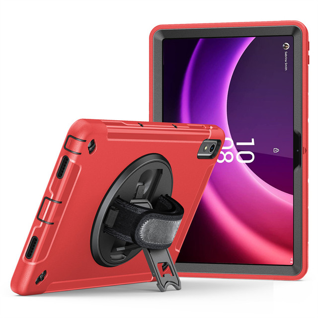 360 Rotatable Holder Comfort Wrist Strap Scratch Prevention Heavy Duty Tablet case for lenovo P11 Gen2 11 Inch Case TB350