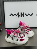 Baskets Chunky Rétro Y2K avec Patch Cœur, Respirantes, à Plateforme Rehaussante, en Maille, Lacets en Corde, OEM, Printemps Été Automne