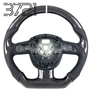 Volante de Fibra de Carbono de 3 Radios para Audi A3 S3 8P A4 A5 S5 Q5 B8 2008-2012 - Product Image 1
