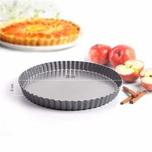 Mezza Ciambella In Alluminio Mezzo Foglio <span class=keywords><strong>Di</strong></span> Vassoio Lamiera Del Stampo Per Torta <span class=keywords><strong>Angelo</strong></span> Tortiera Cibo D'<span class=keywords><strong>Angelo</strong></span> - Product Image 1