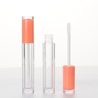 Récipient d'emballage cosmétique Transparent 5ml, pour brillant à lèvres, personnalisé, à la mode, 50 pièces