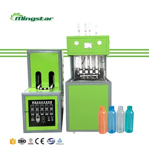 Mingstar günstiger Preis PET-Blasformmaschine Wasserspender 400 BPH halbautomatische Blasmaschine