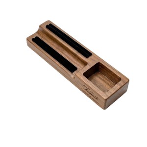 Caja organizadora de púas de guitarra de madera Augioth con soporte de exhibición para púas de guitarra eléctrica y bajo - Product Image 3