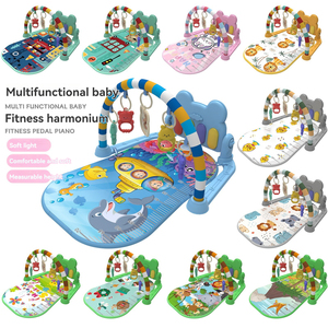 Bé chơi Mat bé phòng tập thể dục với Piano bé hoạt động phòng tập thể dục mat với 5 trẻ sơ sinh học tập cảm giác đồ chơi - Product Image 2