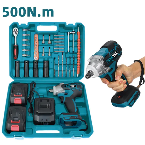 COOFIX Nouvelle Arrivée 488N.m 1/2 Inch Brushless Motor 20V Power Professional Battery Cordless Impact electric Wrench