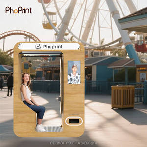 Photomaton en bois vintage à écran tactile portable de 18.5 pouces pour centre commercial - Product Image 5