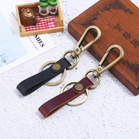NPF Karabiner-Schlüsselanhänger Großhandel DIY Schlüsselanhänger Individueller Schlüsselring mit Logo Bulk Schlüsselanhänger Leder-Schlüsselanhänger Blanko Taschenanhänger Schlüsselanhänger