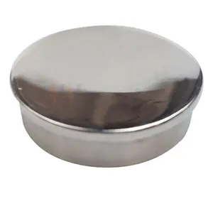 Good Selling Grade 304 316 Balcony Accessories Stainless Steel End Cover Stair End Final Stopper For 50.8mm 2'' Balustrade