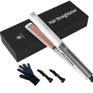 Lisseur à double tension avec revêtement céramique et écran LCD résistant à la chaleur, <span class=keywords><strong>fer</strong></span> à lisser électrique en céramique - Product Image 1