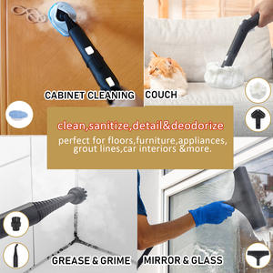 Nettoyeur Vapeur Portable Électrique <span class=keywords><strong>CNTECH</strong></span> avec Réservoir d'Eau en Acier Inoxydable de Grande Capacité 1,4 L, Système Anti-Calcaire, Longue Autonomie - Product Image 5