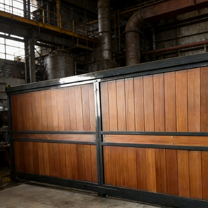 Portes d'écurie pour chevaux, de qualité supérieure, en métal noir thermolaqué et contreplaqué de bambou, pour boxes équestres. - Product Image 3