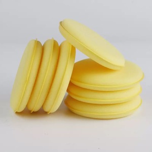 Éponge applicatrice ronde en microfibre douce pour cire et polissage <span class=keywords><strong>YYY</strong></span> <span class=keywords><strong>YYY</strong></span>-SP-10.5cm pour le nettoyage des véhicules - Product Image 2