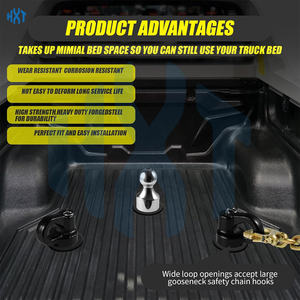 Gtw nâng cấp hệ thống Puck điều kiện mới 2 5/16 thép cường độ cao 30.000lbs Tối đa tải trọng kéo cổ ngỗng Hitch bóng <span class=keywords><strong>Kit</strong></span> - Product Image 3