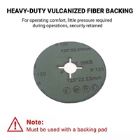 Disques en fibre de résine céramique pure en gros 6" 7" x 7/8" Grains 24/36/40/50 à trous croisés pour acier inoxydable et acier au carbone Fabricant OEM