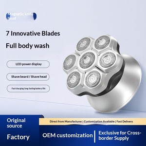 Nouveau modèle 2026 – <span class=keywords><strong>Tondeuse</strong></span> à <span class=keywords><strong>cheveux</strong></span> électrique rechargeable et étanche pour hommes, spécialisée pour la rasure des têtes chauves - Product Image 6