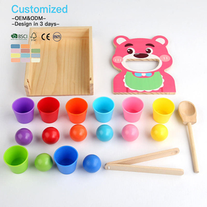 EDULAND OEM ODM Desarrolla un Juego de Alimentación de Osos para Niños, que Desarrolla la Motricidad Fina y la Coordinación Mano-Ojo, Juguetes Montessori para Niños - Product Image 2