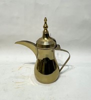 Carafe à café et à thé arabe manuelle en acier inoxydable, style Dallah classique traditionnel du Moyen-Orient, pour usage hôtelier