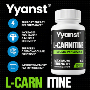 OEM 1000mg L-Carninte Aumentar Energía Control de peso Quemar grasa Adelgazamiento L-Carntine Cápsulas - Product Image 2