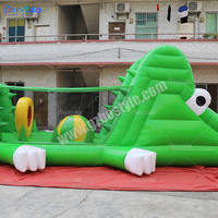 Orient Inflatables Water Pool Park crocodile Course à pied gonflable Jeu d'île flottante