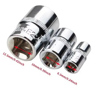Jeu de douilles Torx femelles en acier au chrome-vanadium, 14 pièces, E4-E24, avec étui rigide OEM, ensemble d'outils à main - Product Image 3
