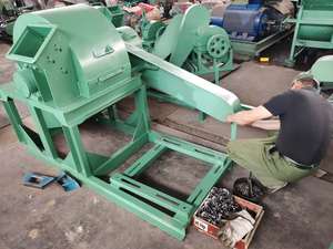 branch leaf <b>shredder</b> chipper hammer mill wood log to sawdust machine - Product Image 5