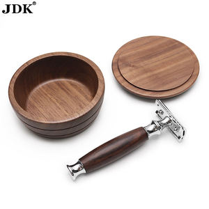 Maquinilla de afeitar con mango de madera rosa, herramientas de afeitar para el cuidado de la barba, doble filo, 1 ud., <span class=keywords><strong>precio</strong></span> de fábrica - Product Image 5