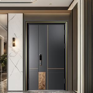 प्रवेश द्वार बेडरूम होटल विला औद्योगिक डिजाइन शैली बाहरी दरवाजे के पुल रोलिंग खुला हुआ चीनी लॉक शामिल - Product Image 4