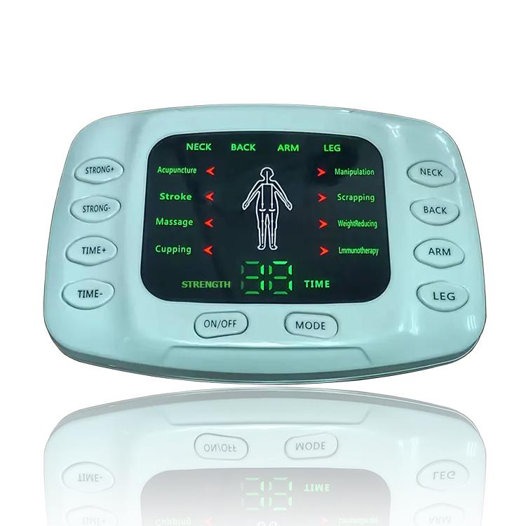 신체 통증 완화를위한 수십 전자 펄스 마사지 디지털 물리 치료 기계 전극 패드