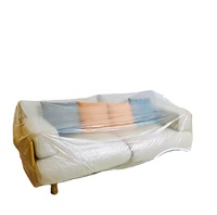 Housses en plastique réutilisables anti-humidité pour canapé et matelas, avec soufflets latéraux, service de découpe sur mesure