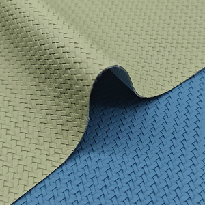 Tissu en cuir synthétique Rexine <span class=keywords><strong>PVC</strong></span>, gaufré, tricoté, imperméable, avec dos en tissu éponge, textile de maison, literie, tapis de voiture, meubles - Product Image 2