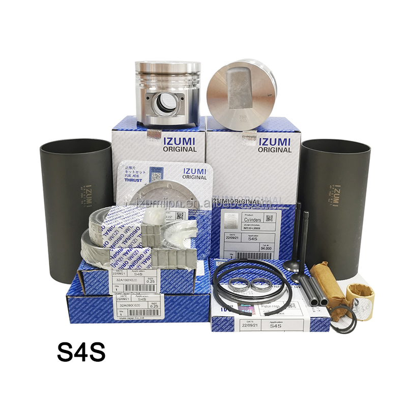IZUMI ORIGINAL S4S ENGINE OVERHAUL KIT - S6S 3046 LINER KIT PISTON