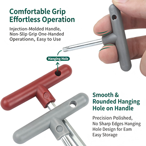 Tamper Resistant S2 Alloy Steel Red Finish Allen Key 5mm <b>Game</b> Console Precision <b>Electronic</b> Device Disassembly Repair - Product Image 2