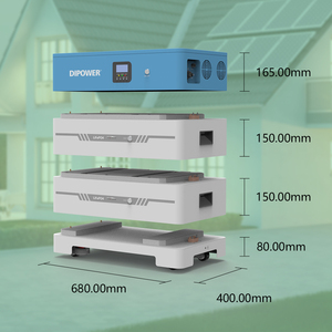 Batería Apilable de 51.2V 100Ah, 5kW 5kWh por Capa, Sistema de Almacenamiento de Energía Solar Todo en Uno - Product Image 2
