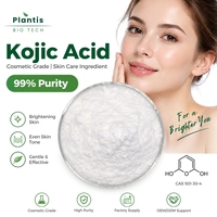 Vente en gros d'ingrédients bruts blanchissants pour la peau à 99% CAS501-30-4, poudre d'acide kojique de qualité cosmétique