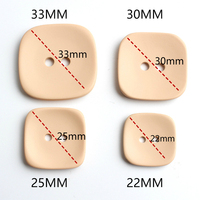 Bombe de peinture personnalisée Forme spéciale Manteau rond carré Boutons de couture en résine
