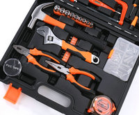 Ensemble d'outils multifonctionnels de réparation domestique de 104 pièces avec embouts et clés de forage à main avec étui rigide Support OEM