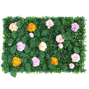 Panneau de gazon artificiel Olant 300x100 cm, pour murs, 20''x20'', avec support de clôture artificielle, pour suspendre des machines, spirales, animaux, plantes, 40 pouces - Product Image 1