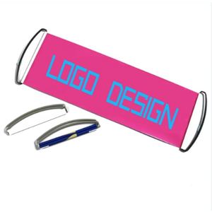 Custom Hot Sale Retractable Handheld <b>Banner</b> with Photo Logo Text Pull-Out <b>Banner</b> Reusable <b>Banner</b> for Sports Birthday <b>Graduations</b> - Product Image 2