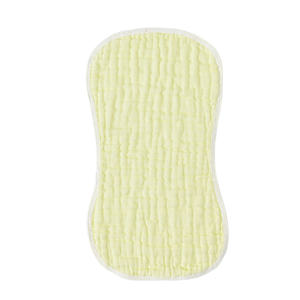 白色纯色婴儿棉打嗝布批发<span class=keywords><strong>2</strong></span>层100% 棉平纹细布婴儿打嗝布 - Product Image 2