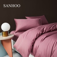 SANHOO Usine Ventes Directes Logo Personnalisé Hôtel Literie Couette Couette Plume De Canard D'oie Duvet Couette Queen Size pour Toutes Les Saisons