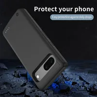 Coque Batterie 10000 mAh pour Google Pixel 6 7 8 Pro, Étuis pour Téléphone Pixel 8 Pro, Housse Chargeur Batterie, Power Bank