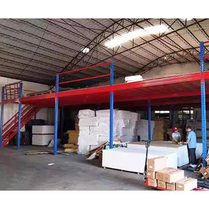 פלדה תעשייתי מרתנין רצפה מחסן כבד דיוטי לופט פלטפורמה אחסון גג מבנה רב ברמה גבוהה - Product Image 1