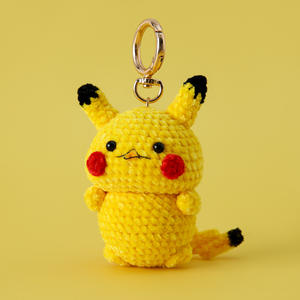 Super mignon dessin animé fait à la main tissé poupée <span class=keywords><strong>japonais</strong></span> et coréen porte-clés rétro poupée porte-clés sac à dos suspendus bijoux - Product Image 4