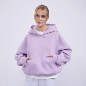 <span class=keywords><strong>Felpa</strong></span> da <span class=keywords><strong>Donna</strong></span> Casual Invernale con <span class=keywords><strong>Cappuccio</strong></span>, Stampa Monocolore, Maniche Lunghe e Cintura in Vita, Abbigliamento Sportivo ODM con Logo Frontale - Product Image 2