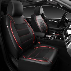 Housses de siège auto universelles en similicuir imperméable avec passe-airbag, 2 housses avant, compatibles avec tous les modèles Toyota berline - Product Image 1