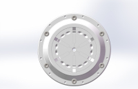 Mandrin de serrage hydraulique JSK-100 A6 à trou traversant avec pince en caoutchouc, pour tour CNC, portée 40-100mm, SK100