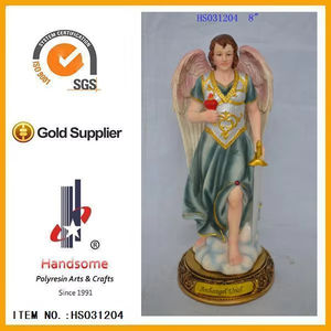 Promocional personalizable resina artesanía guardián Ángel estatuilla Arcángel <span class=keywords><strong>Miguel</strong></span> recuerdo escultura Europa pintura surtido - Product Image 2