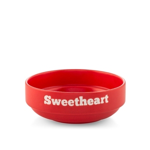 Taza de Cerámica Roja de 13 cm con Escritura Sweetheart - Product Image 1